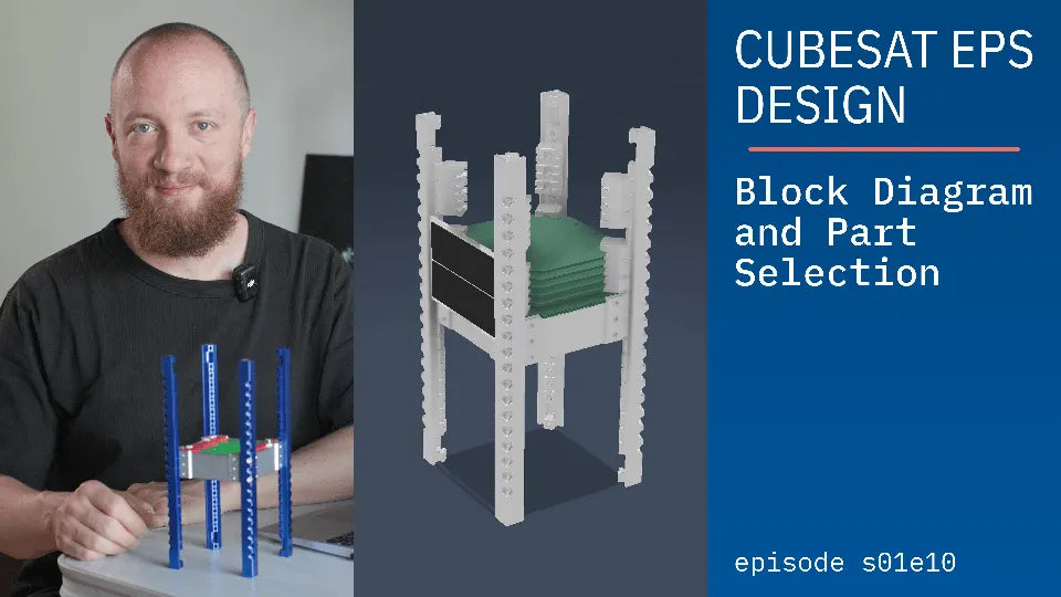 Thumbnail of Build a CubeSat YouTube video s01e10