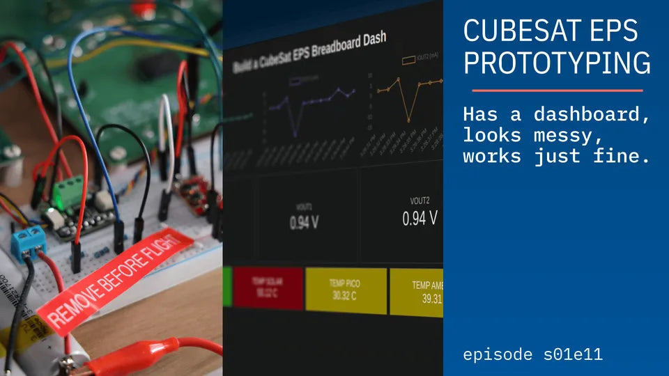Thumbnail of Build a CubeSat YouTube video s01e11