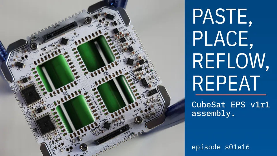 Thumbnail of Build a CubeSat YouTube video s01e16